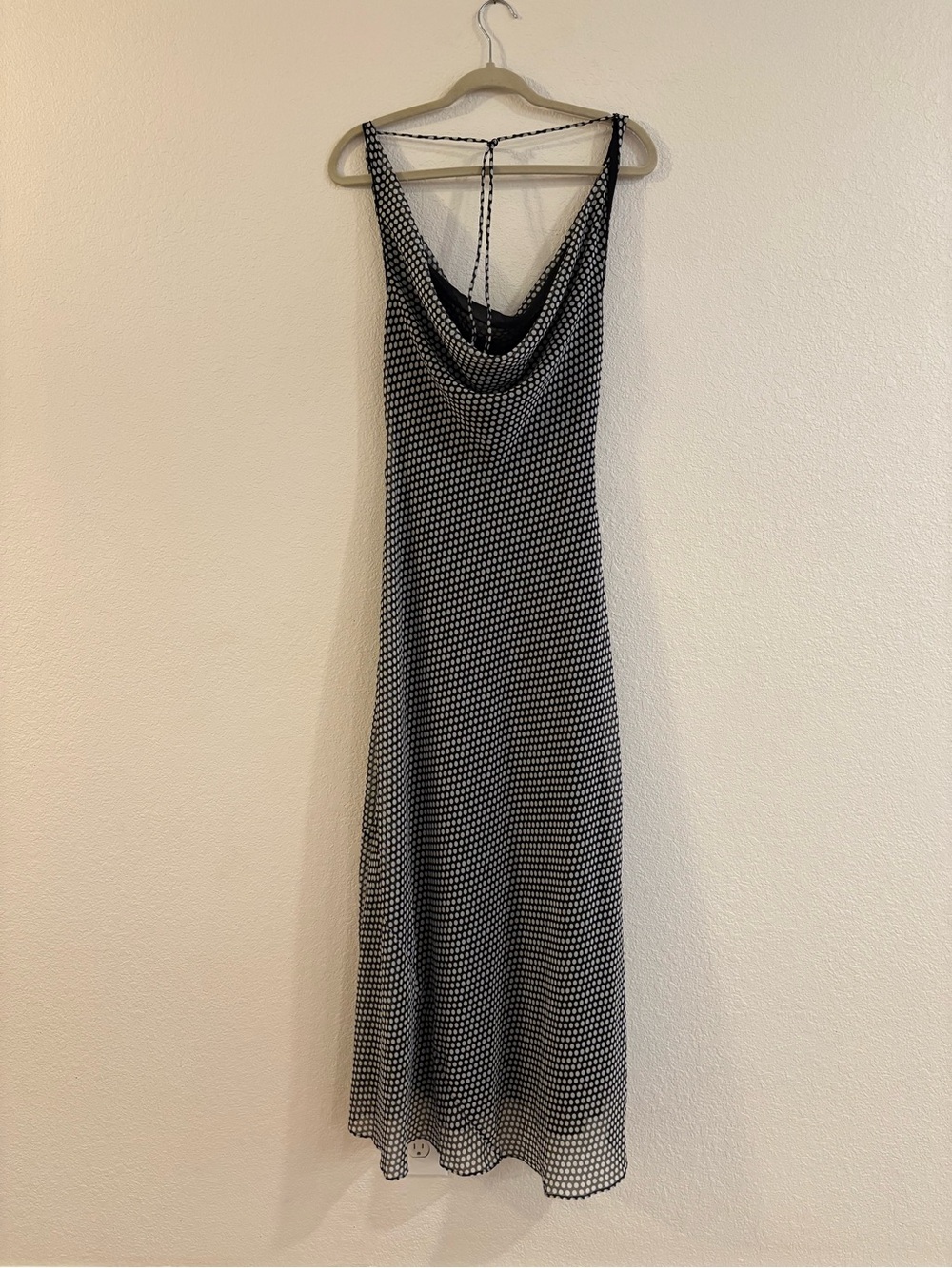 ZARA Polka Dot Maxi Dress - Picture 6 of 8